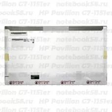 Матрица для ноутбука HP Pavilion G7-1151er (1600x900 HD+) TN, 40pin, Матовая