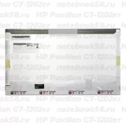 Матрица для ноутбука HP Pavilion G7-1202er (1600x900 HD+) TN, 40pin, Матовая