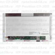 Матрица для ноутбука HP Pavilion G7-2015 (1600x900 HD+) TN, 40pin, Матовая