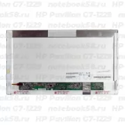 Матрица для ноутбука HP Pavilion G7-1229 (1600x900 HD+) TN, 40pin, Матовая