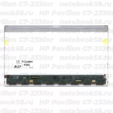 Матрица для ноутбука HP Pavilion G7-2330sr (1600x900 HD+) TN, 40pin, Матовая