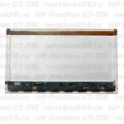 Матрица для ноутбука HP Pavilion G7-1116 (1600x900 HD+) TN, 40pin, Матовая