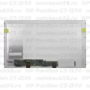 Матрица для ноутбука HP Pavilion G7-1330 (1600x900 HD+) TN, 40pin, Глянцевая