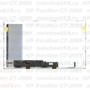 Матрица для ноутбука HP Pavilion G7-2089 (1600x900 HD+) TN, 40pin, Глянцевая