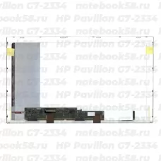 Матрица для ноутбука HP Pavilion G7-2334 (1600x900 HD+) TN, 40pin, Глянцевая
