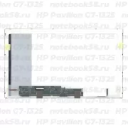 Матрица для ноутбука HP Pavilion G7-1325 (1600x900 HD+) TN, 40pin, Глянцевая