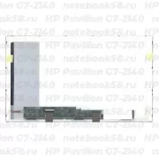 Матрица для ноутбука HP Pavilion G7-2140 (1600x900 HD+) TN, 40pin, Глянцевая