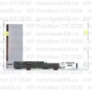 Матрица для ноутбука HP Pavilion G7-1326 (1600x900 HD+) TN, 40pin, Матовая