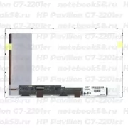 Матрица для ноутбука HP Pavilion G7-2201er (1600x900 HD+) TN, 40pin, Матовая