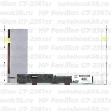 Матрица для ноутбука HP Pavilion G7-2361sr (1600x900 HD+) TN, 40pin, Матовая