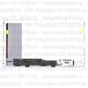 Матрица для ноутбука HP Pavilion G7-2374nr (1600x900 HD+) TN, 40pin, Матовая