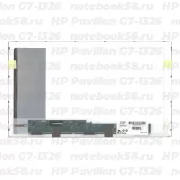 Матрица для ноутбука HP Pavilion G7-1326 (1600x900 HD+) TN, 40pin, Матовая