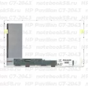 Матрица для ноутбука HP Pavilion G7-2043 (1600x900 HD+) TN, 40pin, Матовая