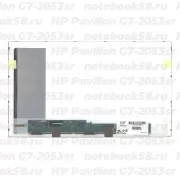 Матрица для ноутбука HP Pavilion G7-2053sr (1600x900 HD+) TN, 40pin, Матовая