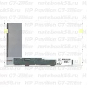 Матрица для ноутбука HP Pavilion G7-2116sr (1600x900 HD+) TN, 40pin, Матовая