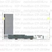 Матрица для ноутбука HP Pavilion G7-2312nr (1600x900 HD+) TN, 40pin, Матовая