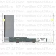 Матрица для ноутбука HP Pavilion G7-2374nr (1600x900 HD+) TN, 40pin, Матовая
