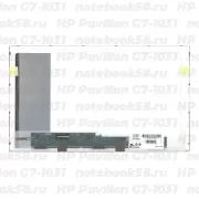 Матрица для ноутбука HP Pavilion G7-1031 (1600x900 HD+) TN, 40pin, Матовая