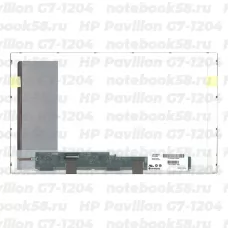Матрица для ноутбука HP Pavilion G7-1204 (1600x900 HD+) TN, 40pin, Матовая
