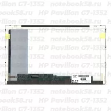 Матрица для ноутбука HP Pavilion G7-1352 (1600x900 HD+) TN, 40pin, Матовая