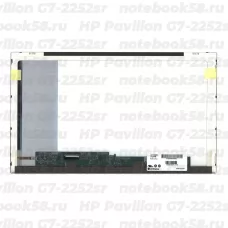 Матрица для ноутбука HP Pavilion G7-2252sr (1600x900 HD+) TN, 40pin, Матовая