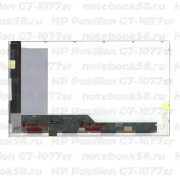 Матрица для ноутбука HP Pavilion G7-1077sr (1600x900 HD+) TN, 40pin, Матовая