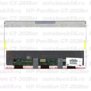 Матрица для ноутбука HP Pavilion G7-2028er (1600x900 HD+) TN, 40pin, Матовая