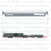 Матрица для ноутбука HP Pavilion G7-2317nr (1600x900 HD+) TN, 40pin, Глянцевая