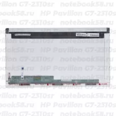 Матрица для ноутбука HP Pavilion G7-2310sr (1600x900 HD+) TN, 40pin, Матовая