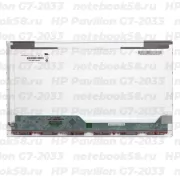 Матрица для ноутбука HP Pavilion G7-2033 (1600x900 HD+) TN, 40pin, Глянцевая