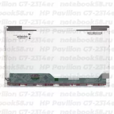 Матрица для ноутбука HP Pavilion G7-2314er (1600x900 HD+) TN, 40pin, Глянцевая