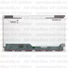 Матрица для ноутбука HP Pavilion G7-2316nr (1600x900 HD+) TN, 40pin, Глянцевая