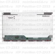 Матрица для ноутбука HP Pavilion G7-2353 (1600x900 HD+) TN, 40pin, Глянцевая