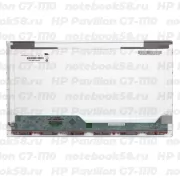 Матрица для ноутбука HP Pavilion G7-1110 (1600x900 HD+) TN, 40pin, Глянцевая