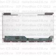 Матрица для ноутбука HP Pavilion G7-1242 (1600x900 HD+) TN, 40pin, Глянцевая