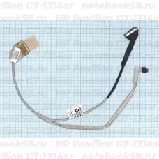 Шлейф матрицы для ноутбука HP Pavilion G7-1314sr (40pin LVDS, LED)