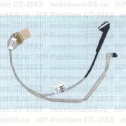 Шлейф матрицы для ноутбука HP Pavilion G7-1353 (40pin LVDS, LED)