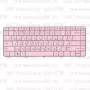 Клавиатура для ноутбука HP Pavilion G6-1176 Розовая