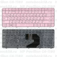 Клавиатура для ноутбука HP Pavilion G6-1180 Розовая