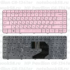 Клавиатура для ноутбука HP Pavilion G6-1341er Розовая