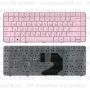 Клавиатура для ноутбука HP Pavilion G6-1c81nr Розовая