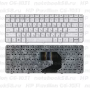 Клавиатура для ноутбука HP Pavilion G6-1031 Серебристая