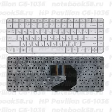 Клавиатура для ноутбука HP Pavilion G6-1036 Серебристая