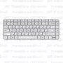 Клавиатура для ноутбука HP Pavilion G6-1040 Серебристая
