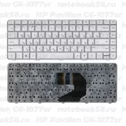 Клавиатура для ноутбука HP Pavilion G6-1077sr Серебристая