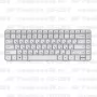 Клавиатура для ноутбука HP Pavilion G6-1266 Серебристая