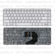 Клавиатура для ноутбука HP Pavilion G6-1303er Серебристая