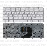 Клавиатура для ноутбука HP Pavilion G6-1339er Серебристая