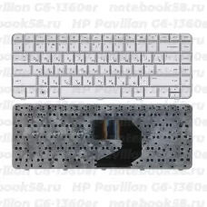 Клавиатура для ноутбука HP Pavilion G6-1360er Серебристая