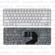 Клавиатура для ноутбука HP Pavilion G6-1b33 Серебристая